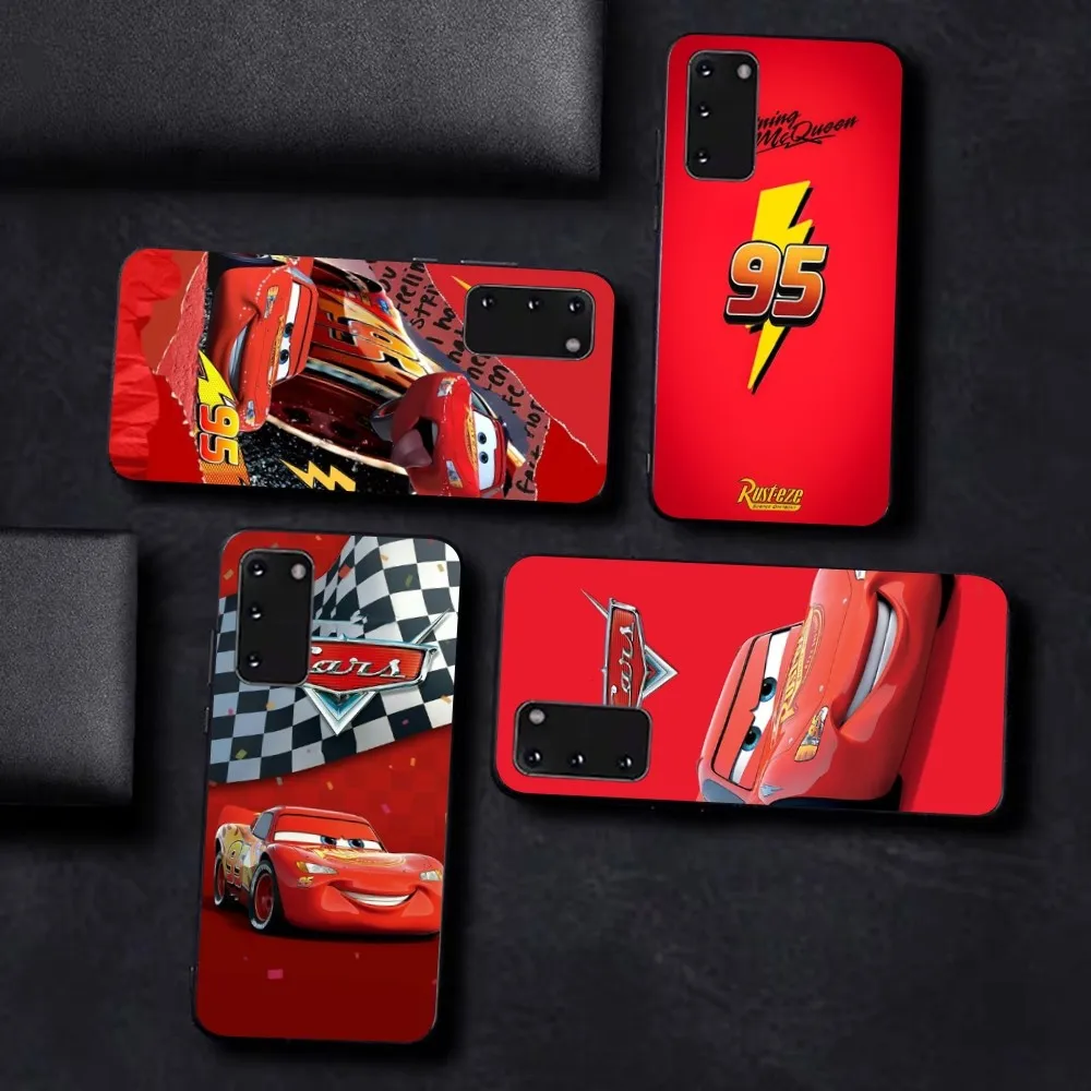 Cars Flash McQueen R-Red 95 Phone Case For Samsung S 9 10 20 21 22 23 30 23 24 Plus Lite Ultra FE S10lite Fundas