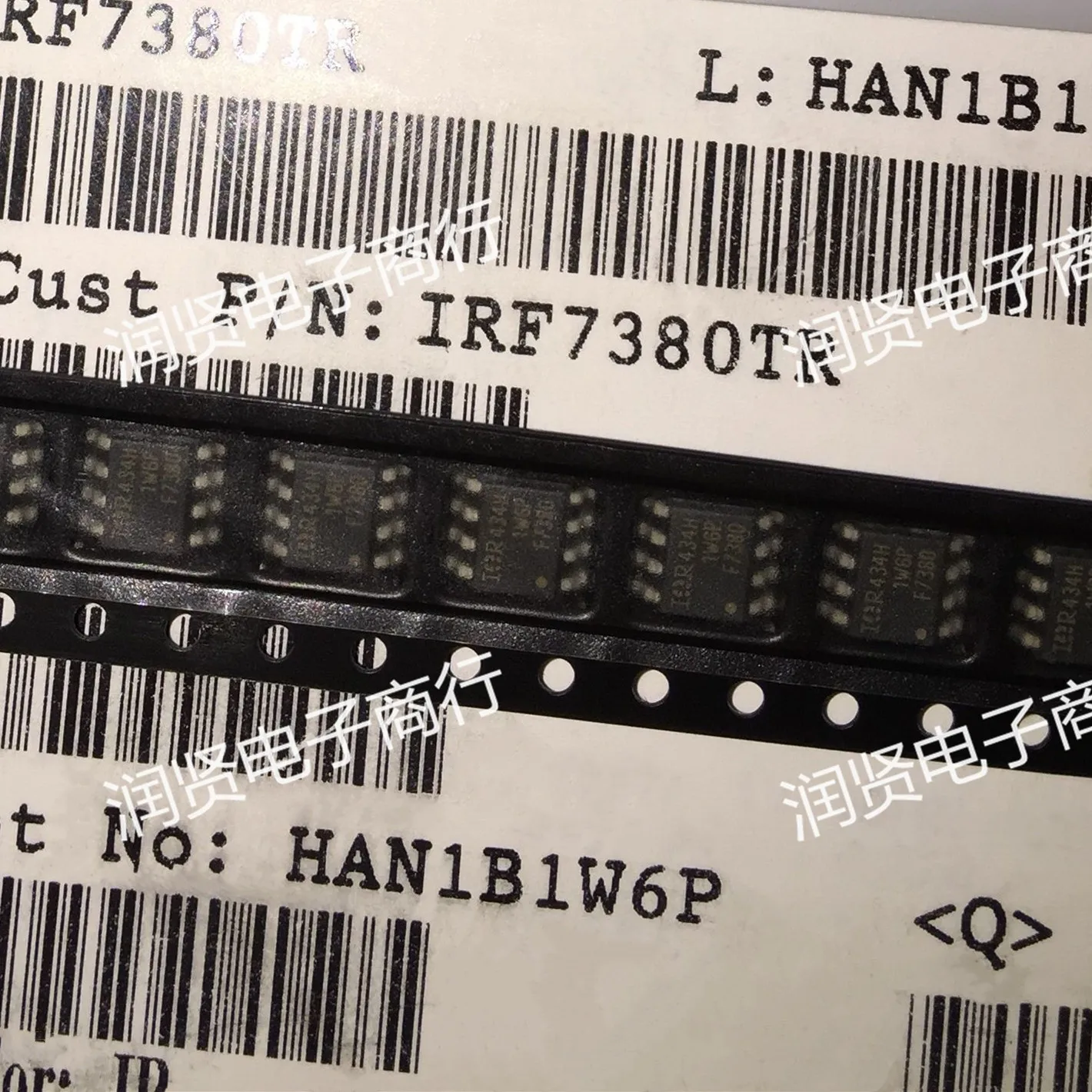 

10PCS IRF7380TR IRF7380T IRF7311TR IRF7311 SOP8 Brand new original IC chip