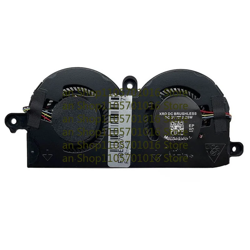 B=For  Laptop CPU Cooling Fan  Dell XPS 13 9370 9380 9390 P82G 7390 9305  0980WH 4PIN