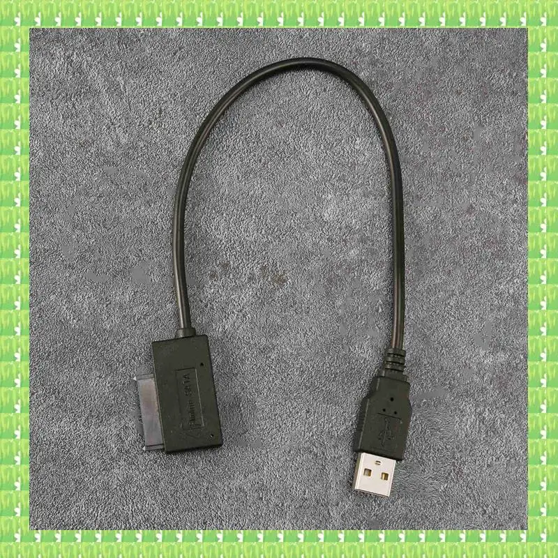 

3X USB 2.0 к Mini Sata II 7 + 6 13-контактный адаптер-конвертер для ноутбука CD/DVD ROM Slimline Drive