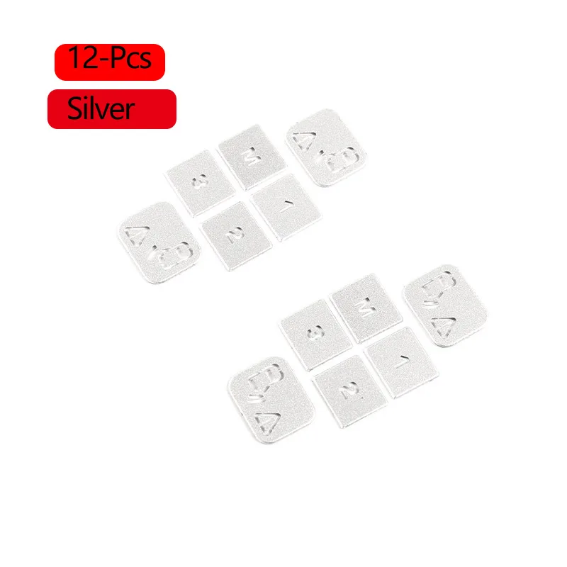For Land Rover Defender 110 2020-2022 Aluminum Alloy Silver Car Seat Memory Button Decoration Sticker Car Interior Accessories