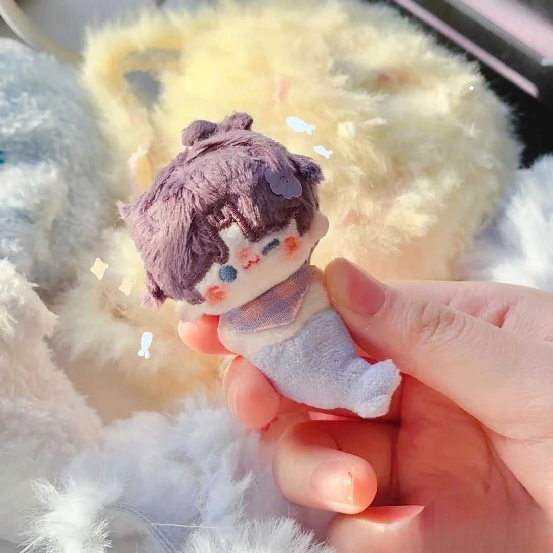 

Anime Love and Deepspace Rafayel Cosplay Kawaii Mini Pendant Keyring Cotton Fluffy Dolls Dango Stuffed Toys Halloween Xmas Gift