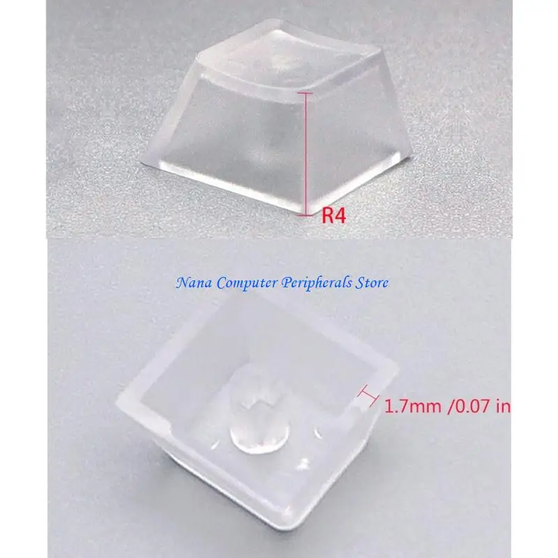 คีย์บอร์ดเกม F68C 10PCS ความสูงดั้งเดิมชั้นความโปร่งใสชั้น PC MATTE MATTE Backlit KeyCap