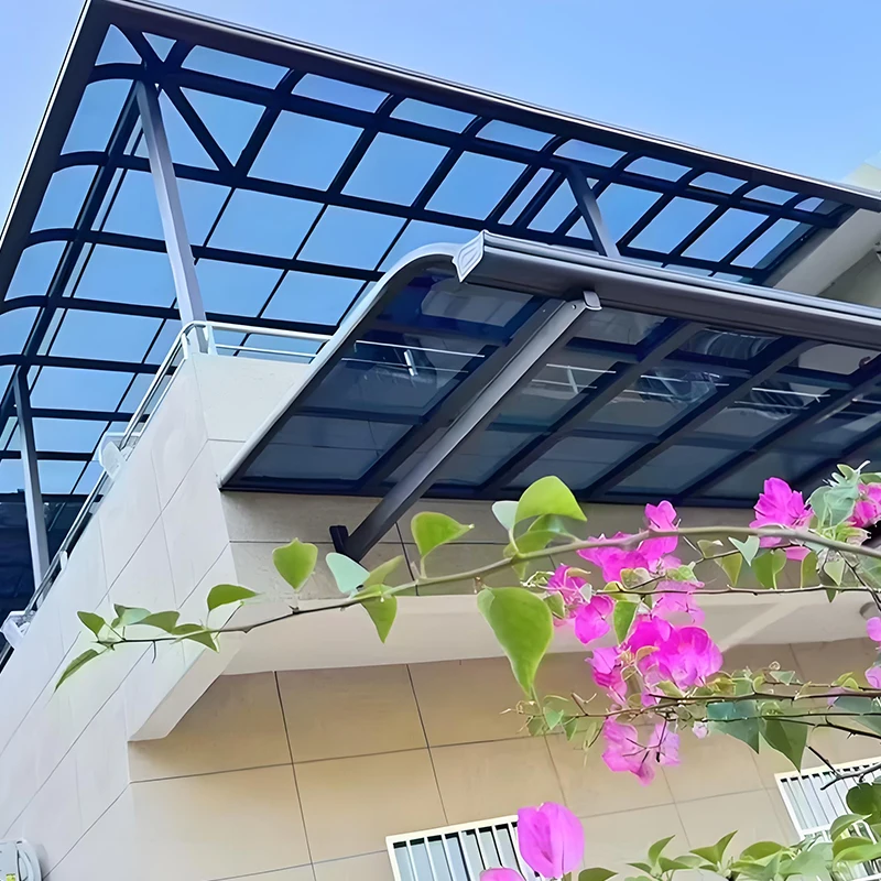 

Canopy Aluminum Awning Outdoor Snow Resistance Terrace Balcony Courtyard Shed Outdoor UV Resistant Awning Patio Cover