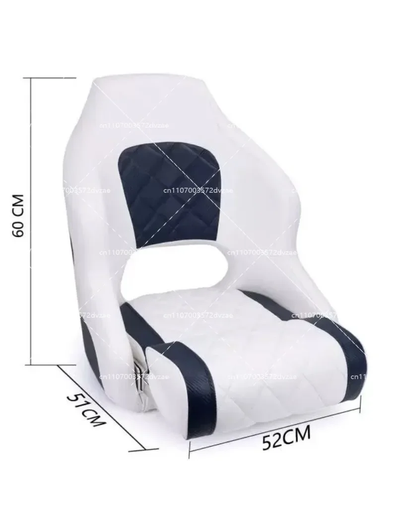 Black Marine Vinyl Boat Chair Folding Bay Boat Bucket Seat for Yacht Fishing pro Casting Deck Seat Marine Vinyl Chair