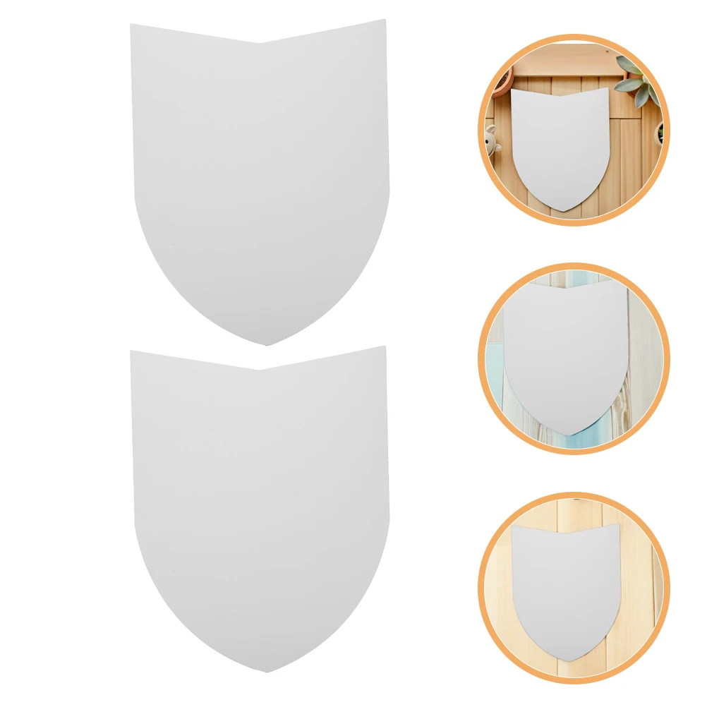 

15pcs Blank Shields For Kids Creative Diy Fun Large Unfinished Paperboard Shields Lightweight Decorative Party Shield Kids