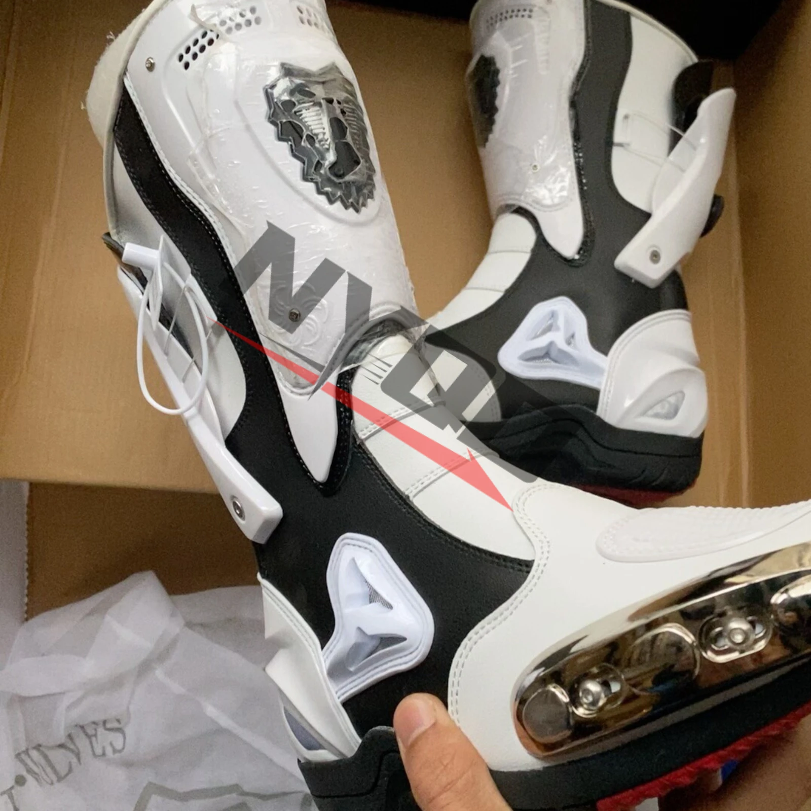 

Водонепроницаемые мотоботы для мотокросса, туристические ботинки с металлическим носком, внедорожные, сертифицированные CE, мотоботы для мужчин, мотоботы для мотокросса.