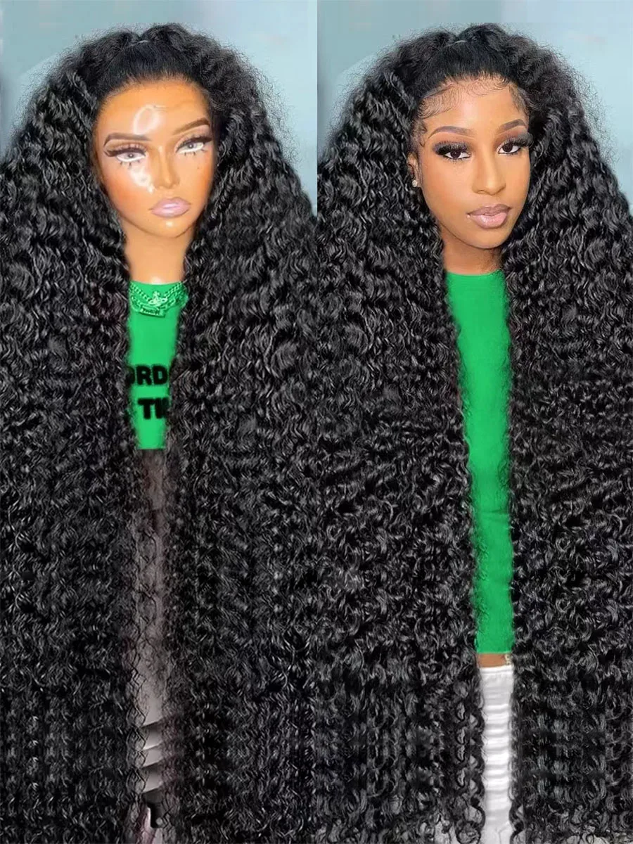 

Water Wave 13x4 Lace Front Human Hair Wigs For Women Brazilian Curly HD Lace Wig 13x6 Human Hair Water Wet And Wavy Wigs On Sale
