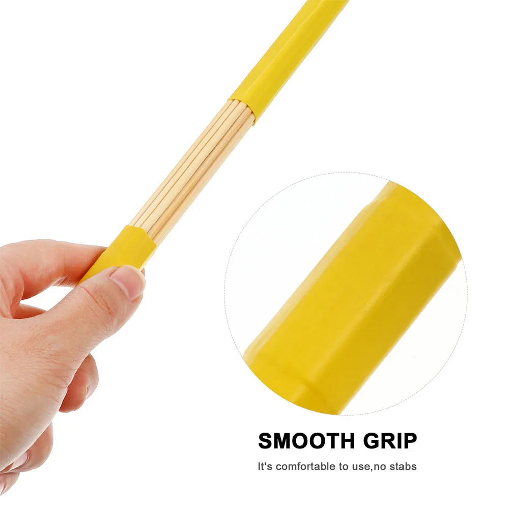 

4 Pcs Wooden Drum Brush Drumsticks Kit Accessories Musical Instrument Percussion