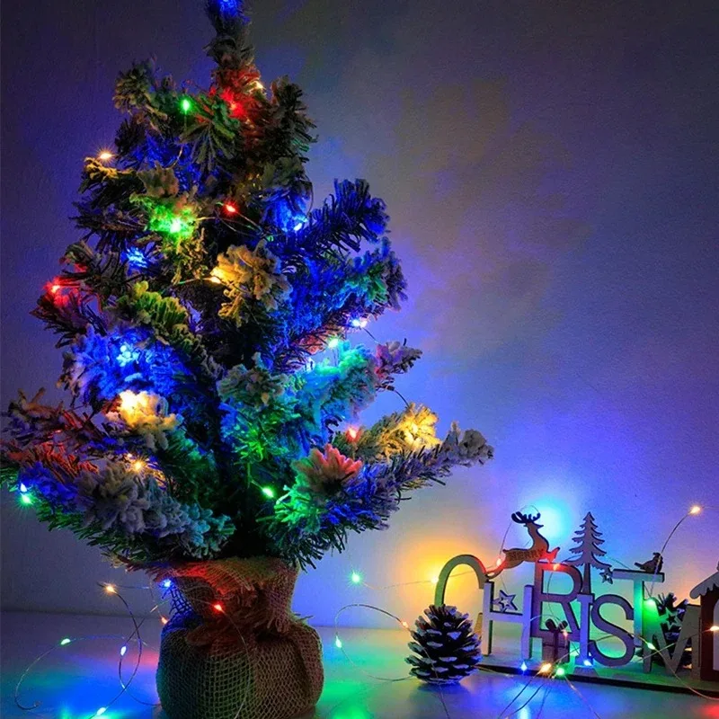 30/40 سنتيمتر هدية الكريسماس حفلة عيد الميلاد الديكور شجرة عيد الميلاد الاصطناعية الأطفال الحرف اليدوية داخلي ثلاثي الألوان شجرة عيد الميلاد