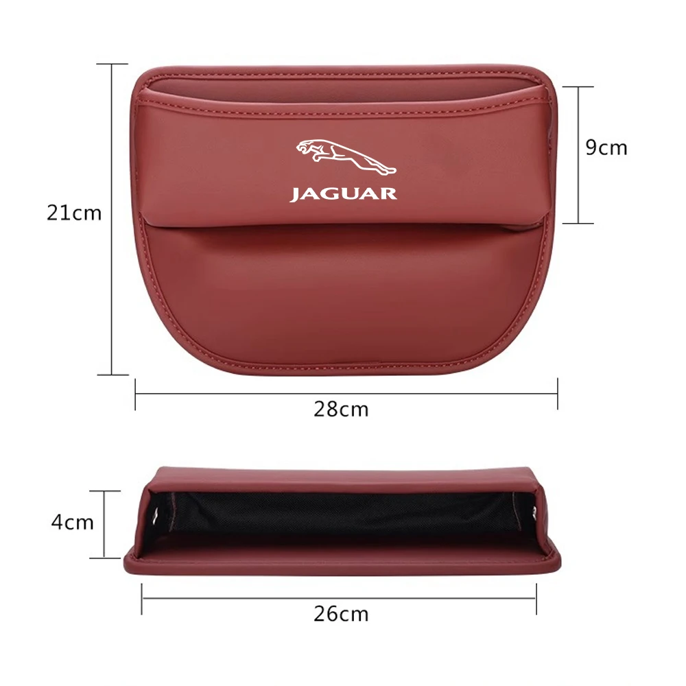 Caja de almacenamiento multifuncional para asiento de coche, accesorios interiores para Jaguar F-PACE, F-TYPE, XF, XFL, XE, XJ, X760, X260, X250, X350