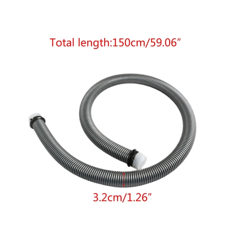 Soft Tube Pipe 32mm Household Vacuum Cleaner Accessory Universal 1.5m Replacement Flexible Extension Tube A0NC