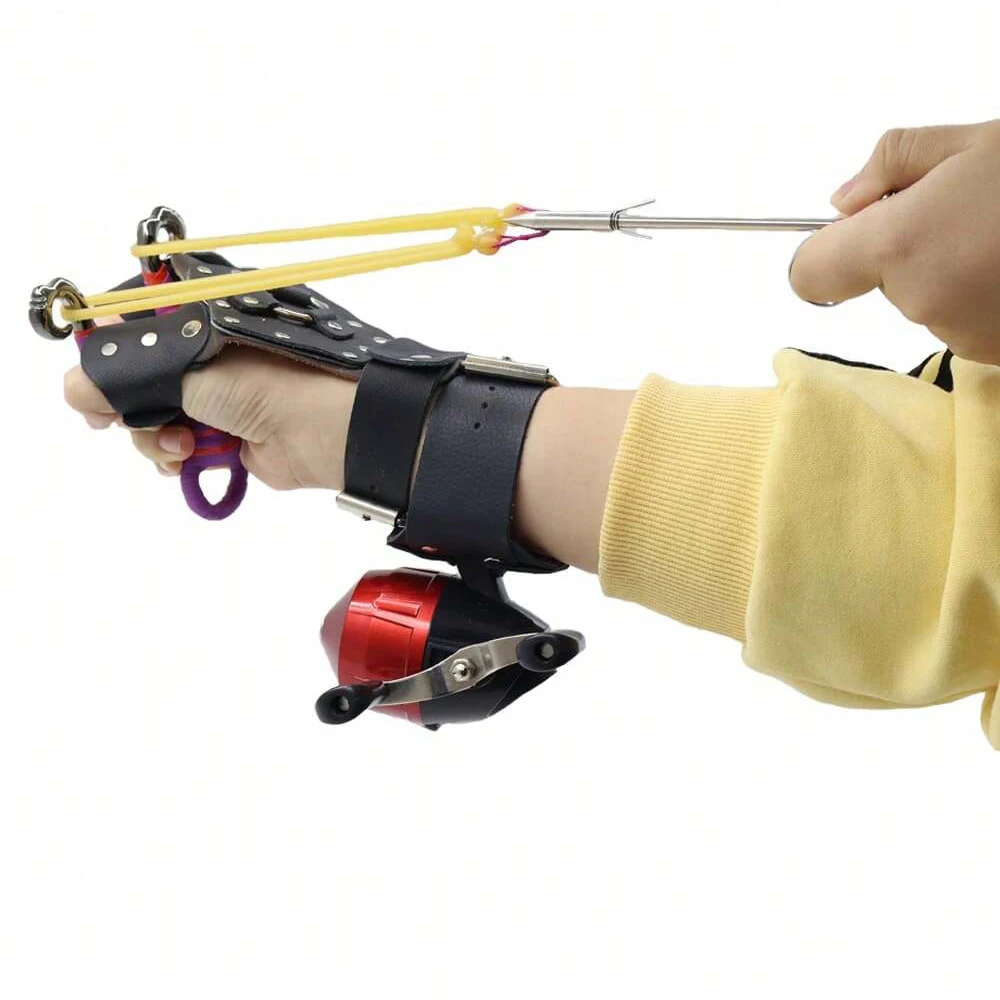 مجموعة واحدة من ملحقات مقلاع الصيد في الهواء الطلق، أداة احترافية لرماية الأسماك، حزمة إطلاق النار على المقلاع بنفسك