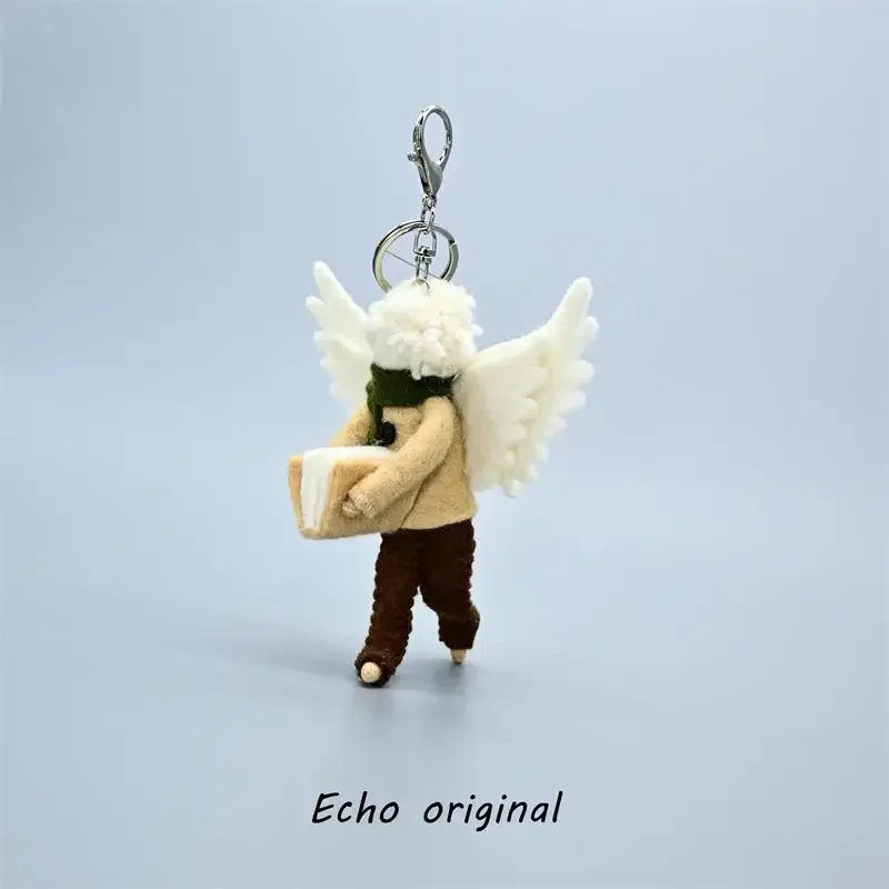 

Echo Nepal handmade wool felt angel pendant cute doll doll car hanging schoolbag backpack pendant gift