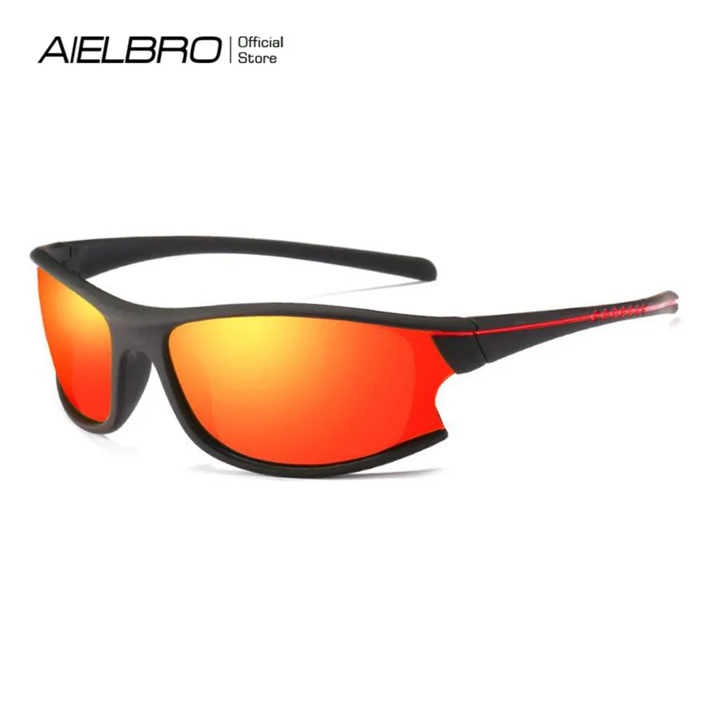 

AIELBRO Polarized Sunglasses Cycling Glasses Outdoor Sports Glasses for Fishing Men's Sunglasses gafas ciclismo Cycling Eyewear