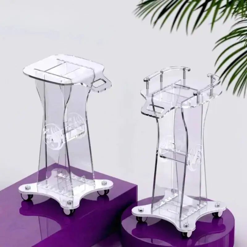 Manicure Service Salon Acrylic Trolley Tool Medical Professional Salon Trolley Wheels Cart Werkzeugwagen Salon Furniture HD50TC