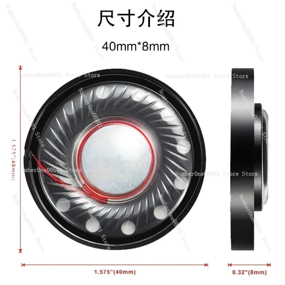 Hi-Fi Sound Seamless Fit Durable For Sony Inzone H3 H5 H7 H9 MDR G300 G500 G700 G900 Headphone Speaker Driver Replacement Unit
