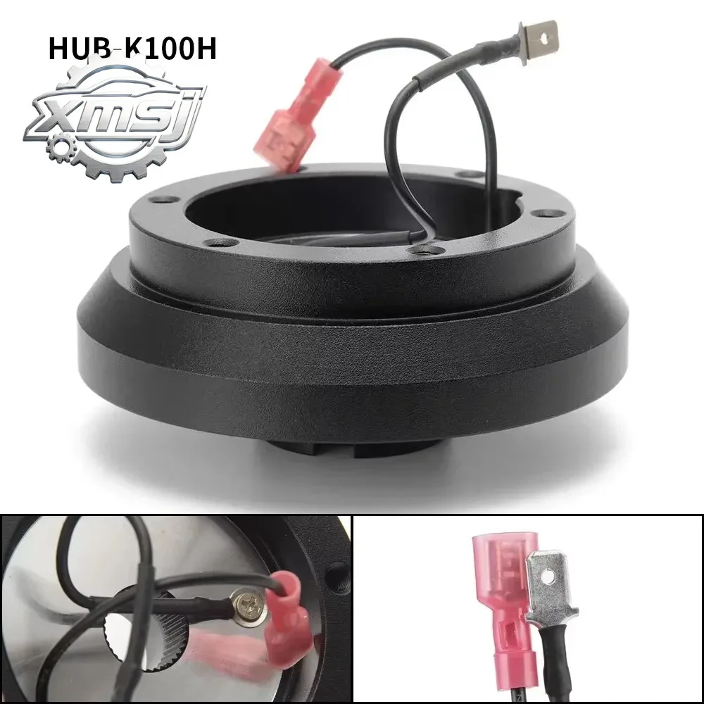 HUB-K100H Racing Steering Wheel Hubs Fit For Subaru Impreza WRX 2002-2007 Car Steering Wheel Short Slim Thin Hub Adapter