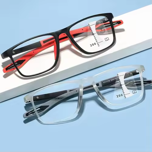 TR90 Anti-blue Light Multifocal Reading Glasses Men Women Progressive Near Far Eyewear Ultralight Sports Farsight Eyeglasses - Image 4