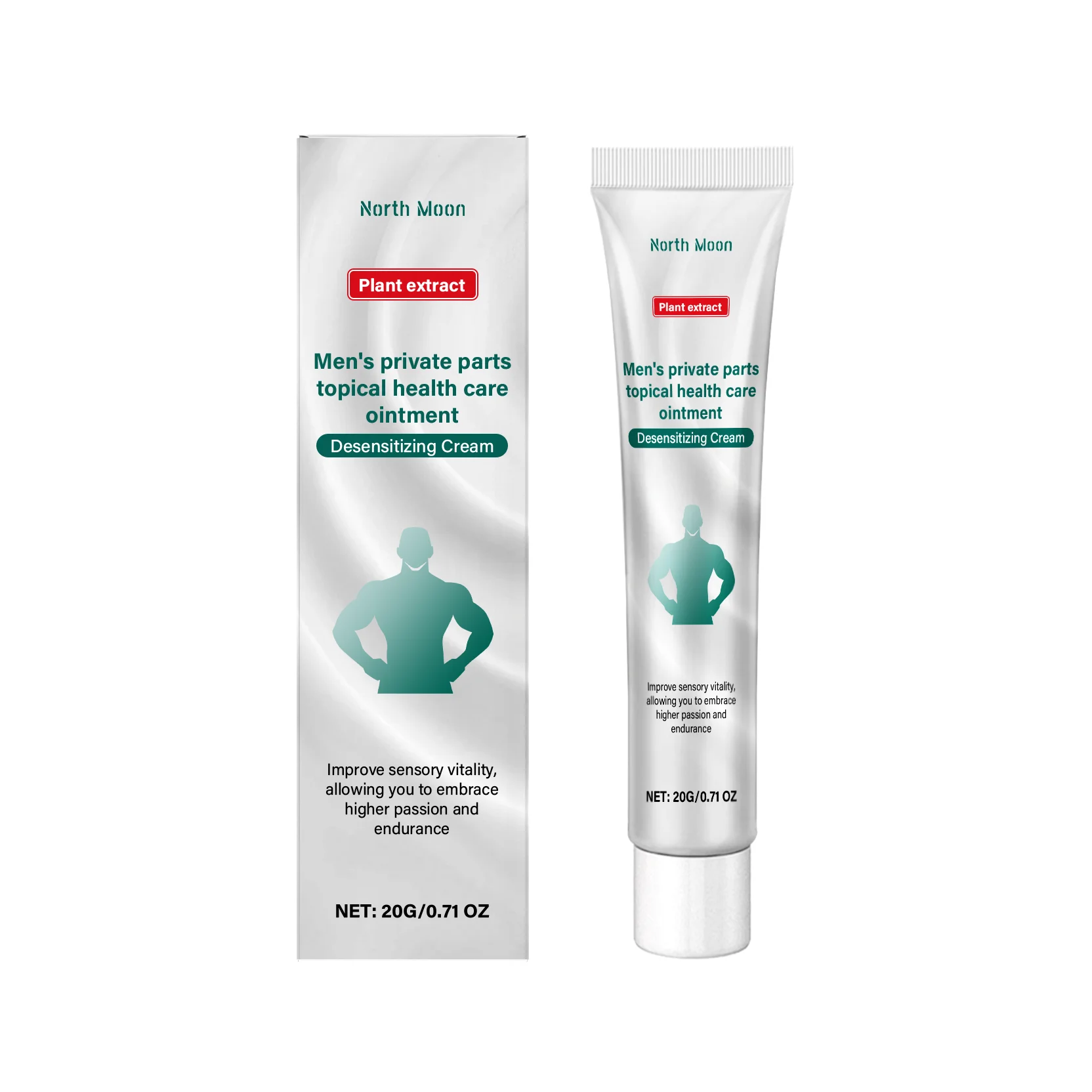 Men Care Balm, Gentle Plant Formula, Moisturize & Nourish Skin, Support Men's Daily Wellness, Daily External Body Care Cream