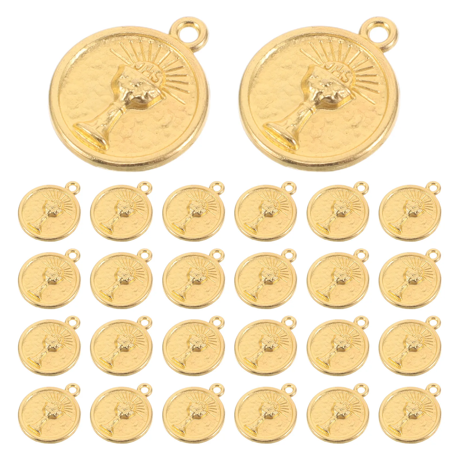 

100 Pcs Retro Metal Jewelry Hanging Charms for Bracelets Crafts Decorative Keychain Alloy Handbags