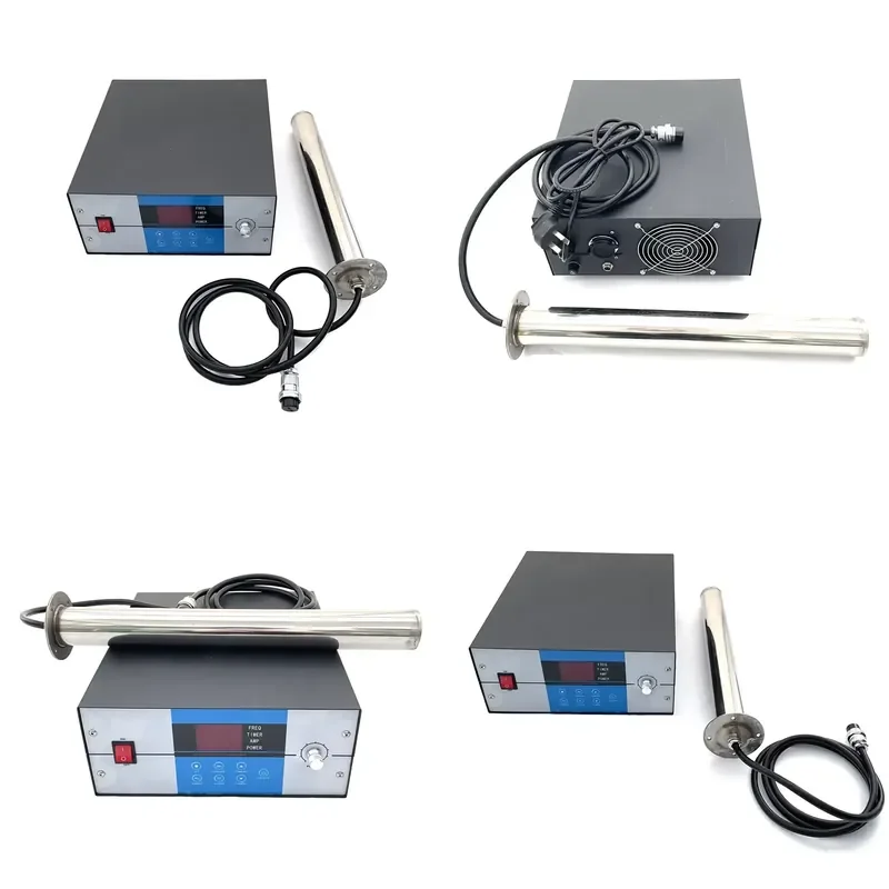 for Digital Display Rod Ultrasonic Transducer 1000W 28KHZ Submersible Cleaner Generator Control Box Industrial Cleaning