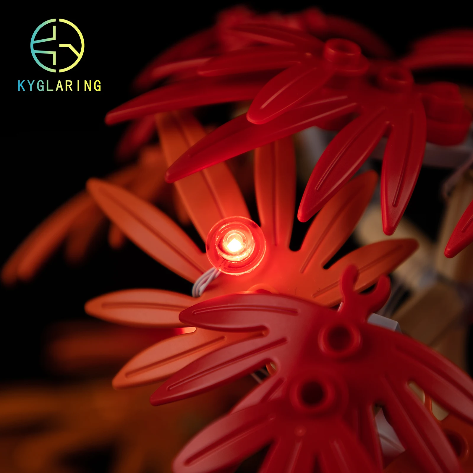 Kyglaring LED Light Kit For Japanese Red Maple Bonsai Tree 10348 Lighting Set DIY Toys (Not Included Building Blocks)