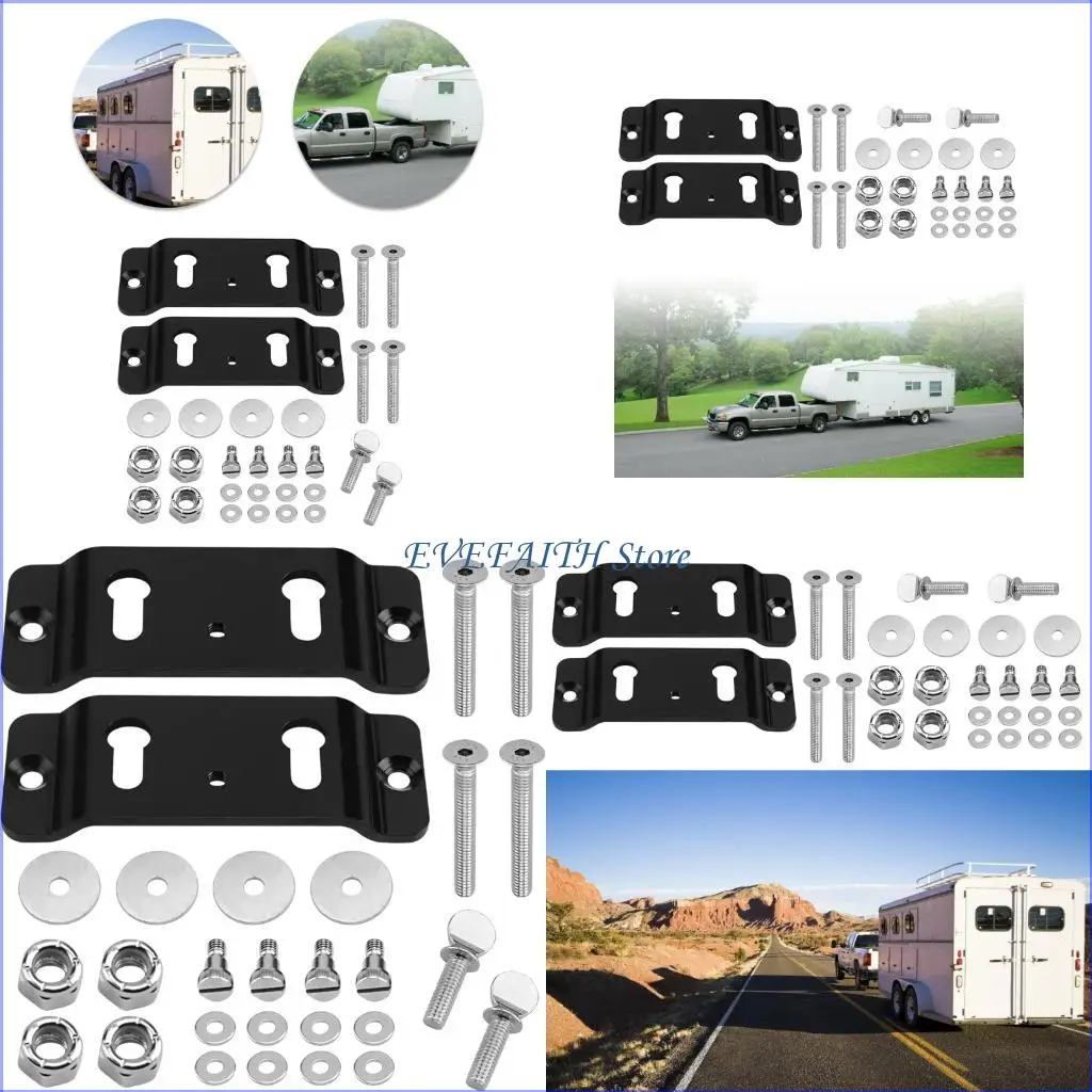 124B Sturdy Motorcycle Wheel Block Mounting Fits Most Trailer Designs
