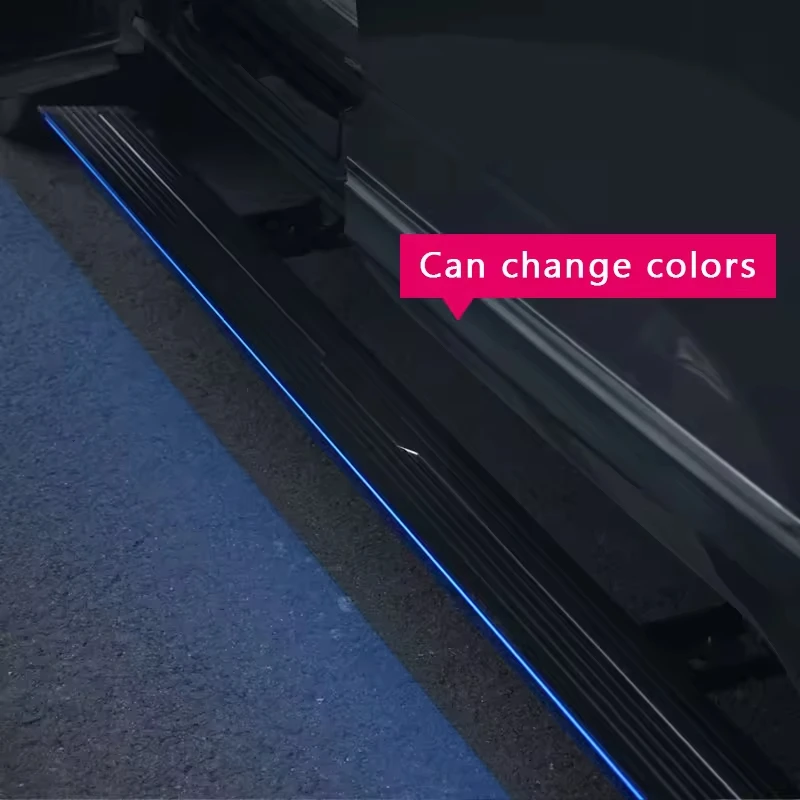 Automatic Electric Power Side Step Running Board Neon Led Light for MG Roewe RX5 2016+