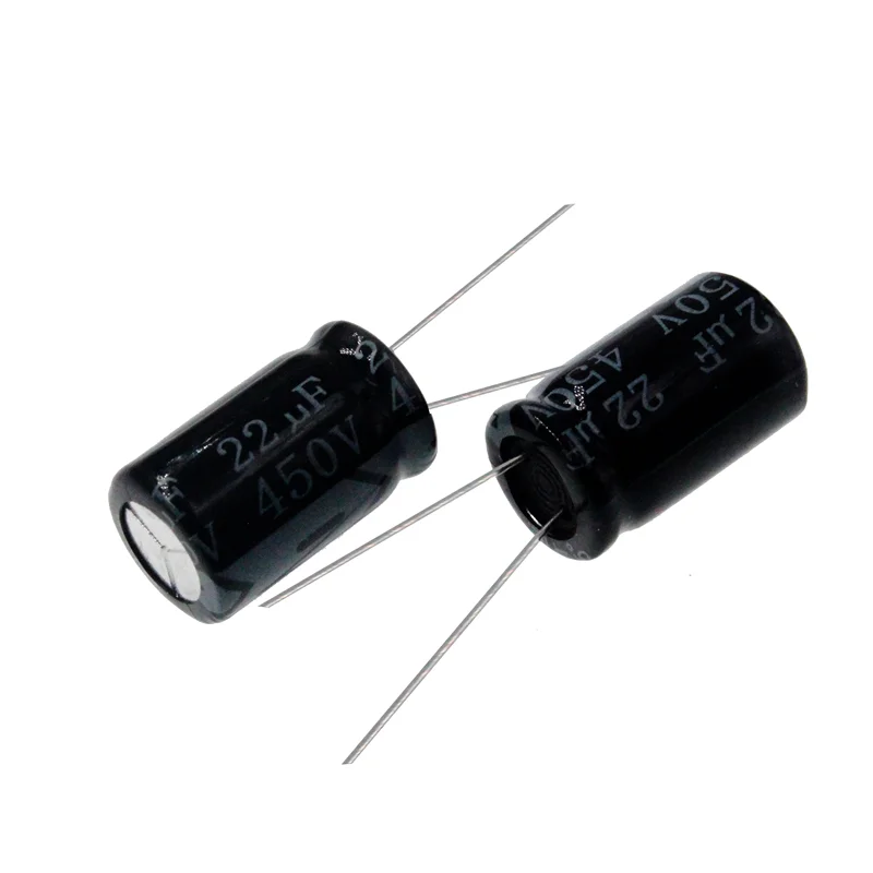 10PCS 22uF 450V 22MFD 450Volt 13*20mm Aluminum Electrolytic Capacitor Radial