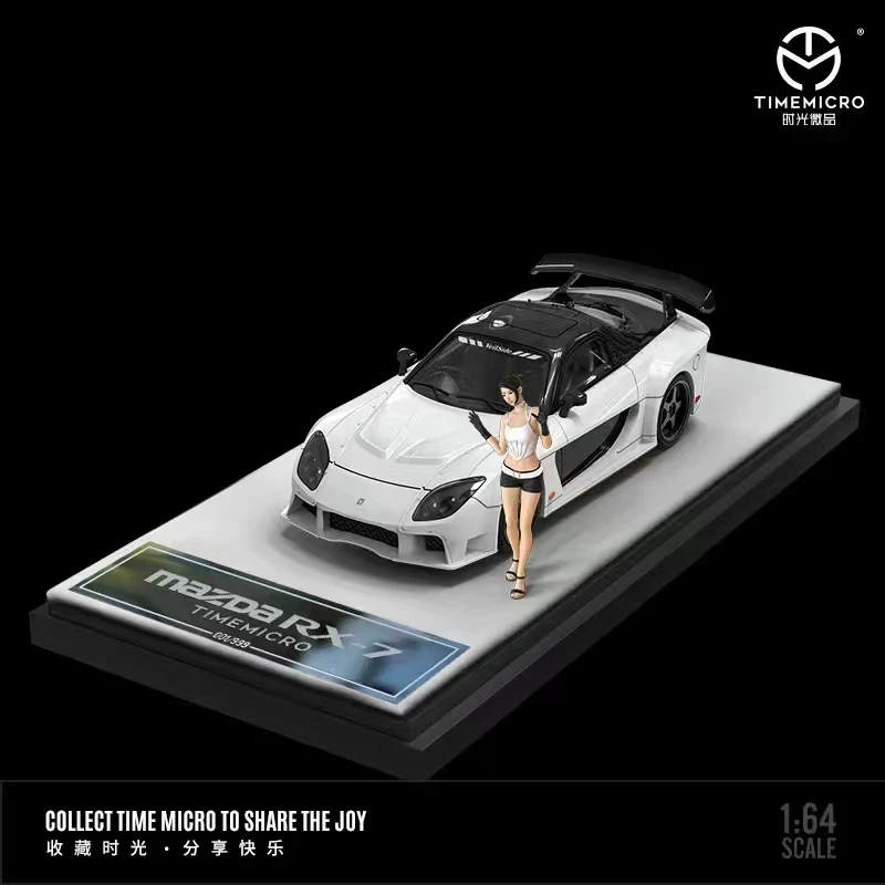 Time Micro 1:64 Model Car RX-7 Veilside Alloy Die-cast Sport Vehicle Collection