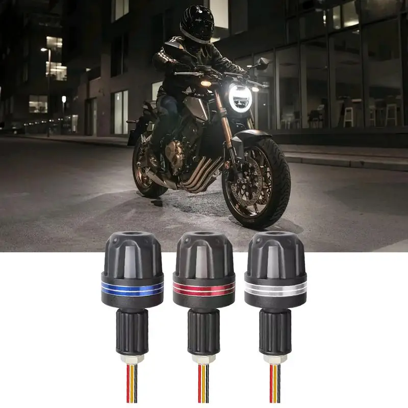 Motorcycle Handlebar Lights 2pcs 360 Degree LED Light Portable Motorcycle LED Handlebar Headlight Motorcycle Accsessories