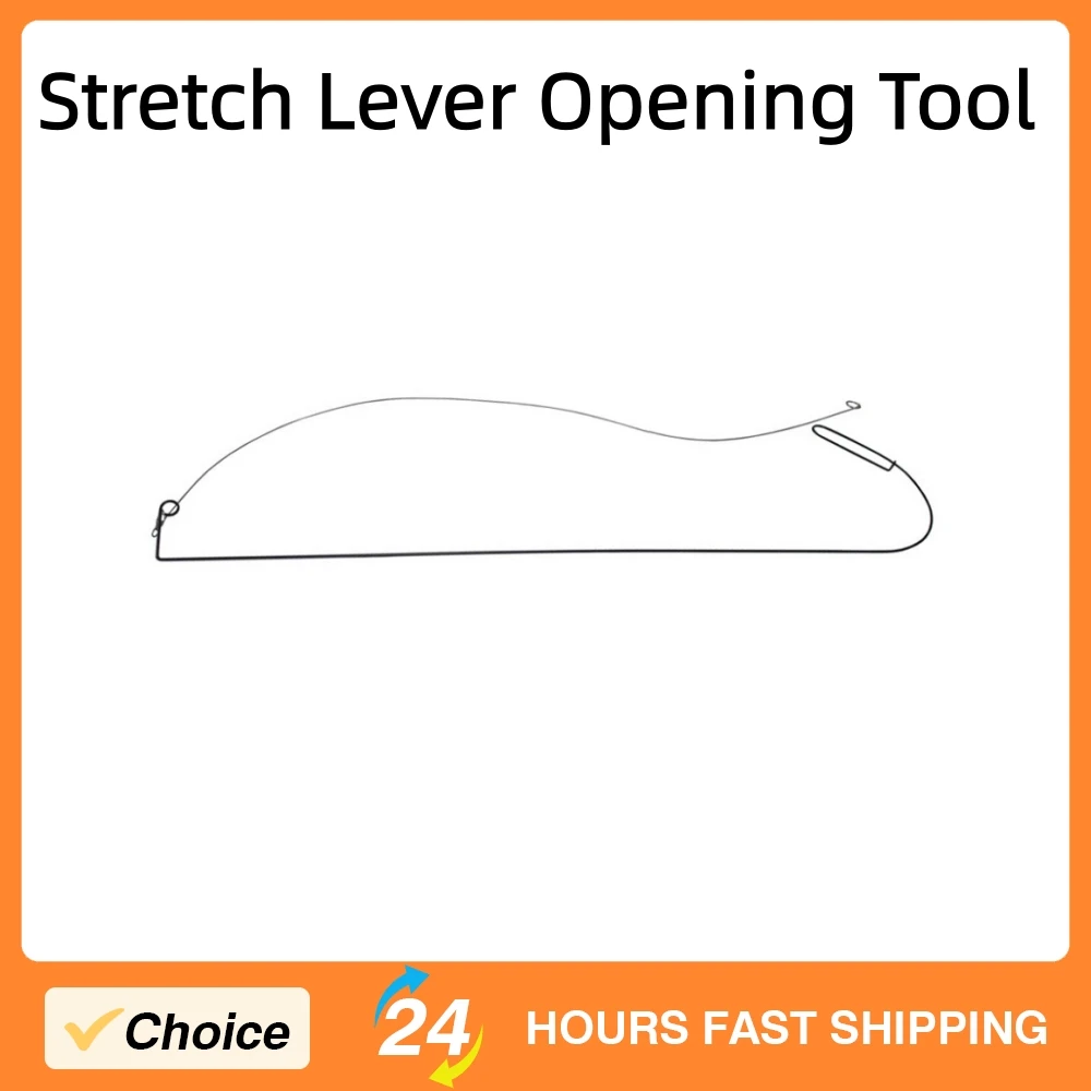 

42.5inch Stretch Lever Opening Tool for Hotel Car Maintenance Stainless Steel Under the Car Door Tool Good Tools Necessary