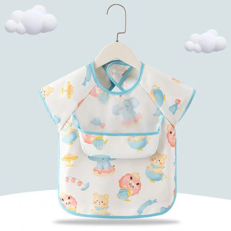 New Baby Meal Waterproof and Anti Dirt Sleeveless Cover bib