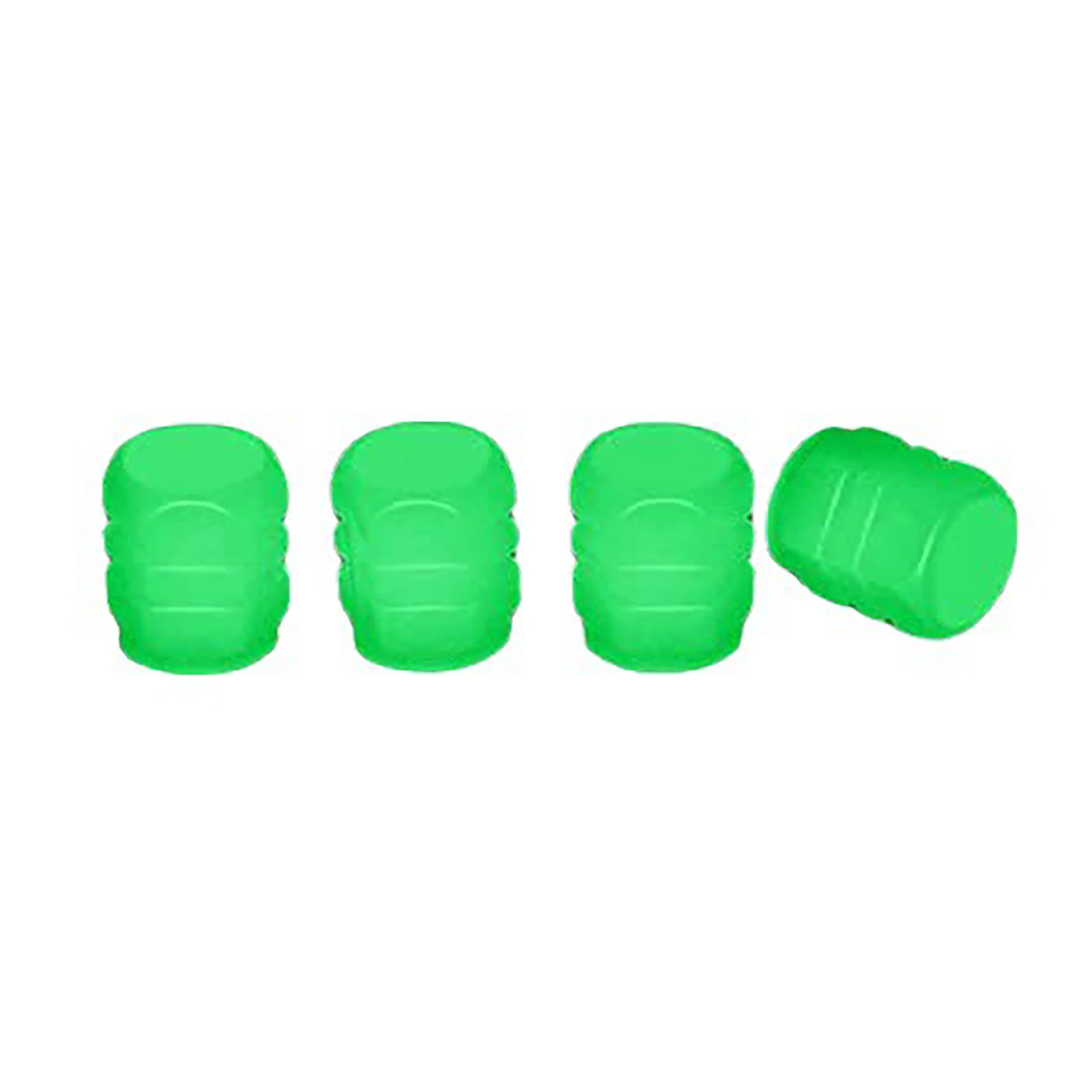 1/4/8pcs Split Car Luminous Tire Valve Caps Motorcycle Bicycle Wheel Tyre Hub Valve Stem Caps Night Riding Fluorescent Cap Decor