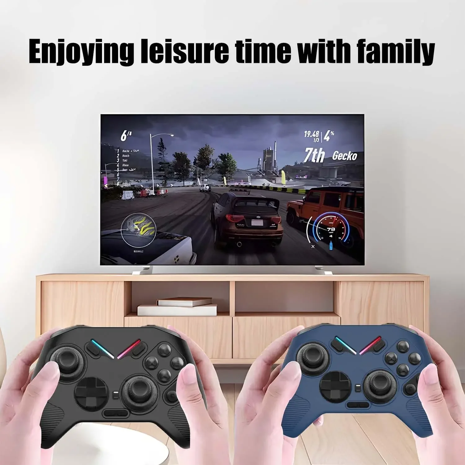 حافظة من السيليكون لهاتف Flydigi Vader 4 Pro حافظة واقية ناعمة مضادة للانزلاق ومضادة للصدمات ملحقات وحدة التحكم في الألعاب