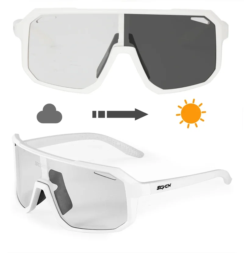 Photochrome Herren UV400 Radfahren Sonnenbrille Frauen Sport Lauf Brillen für Männer Gläser Straße Mountainbike Fahrrad Brille – Detail 17
