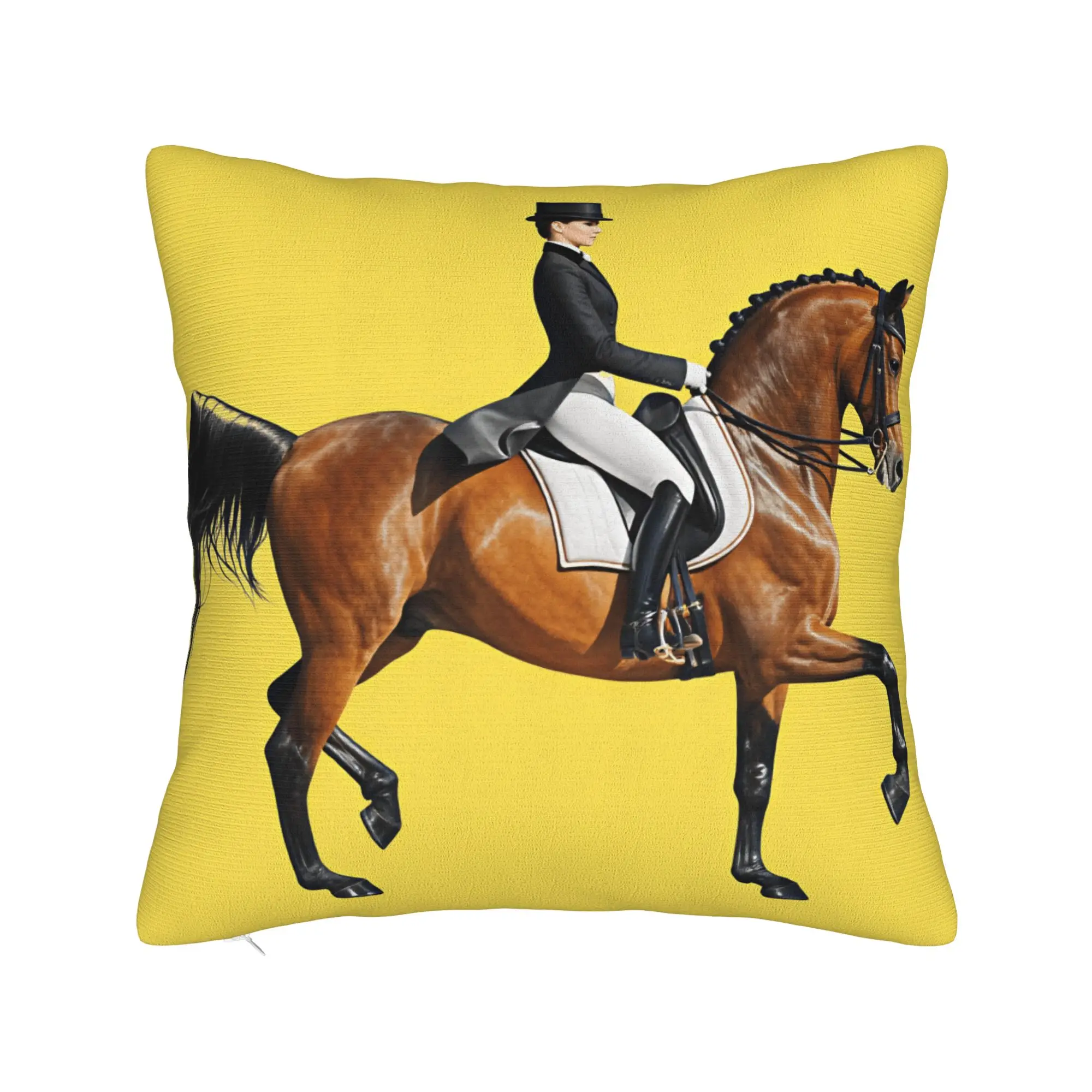 Equestrian Pillow Case  Morden Pillow Cover Comfy Pillowcases For Office Car Home Decor