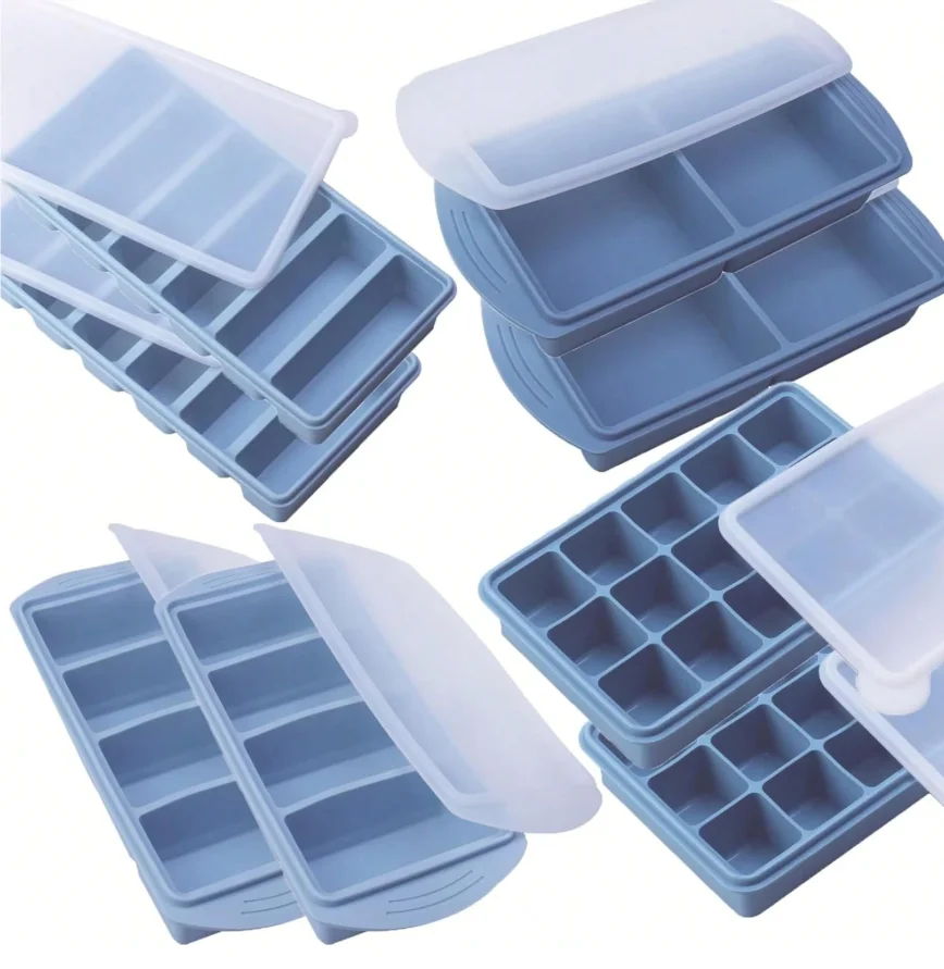Meal Prep Menu - Silicone Freezer Molds Gift Set, with