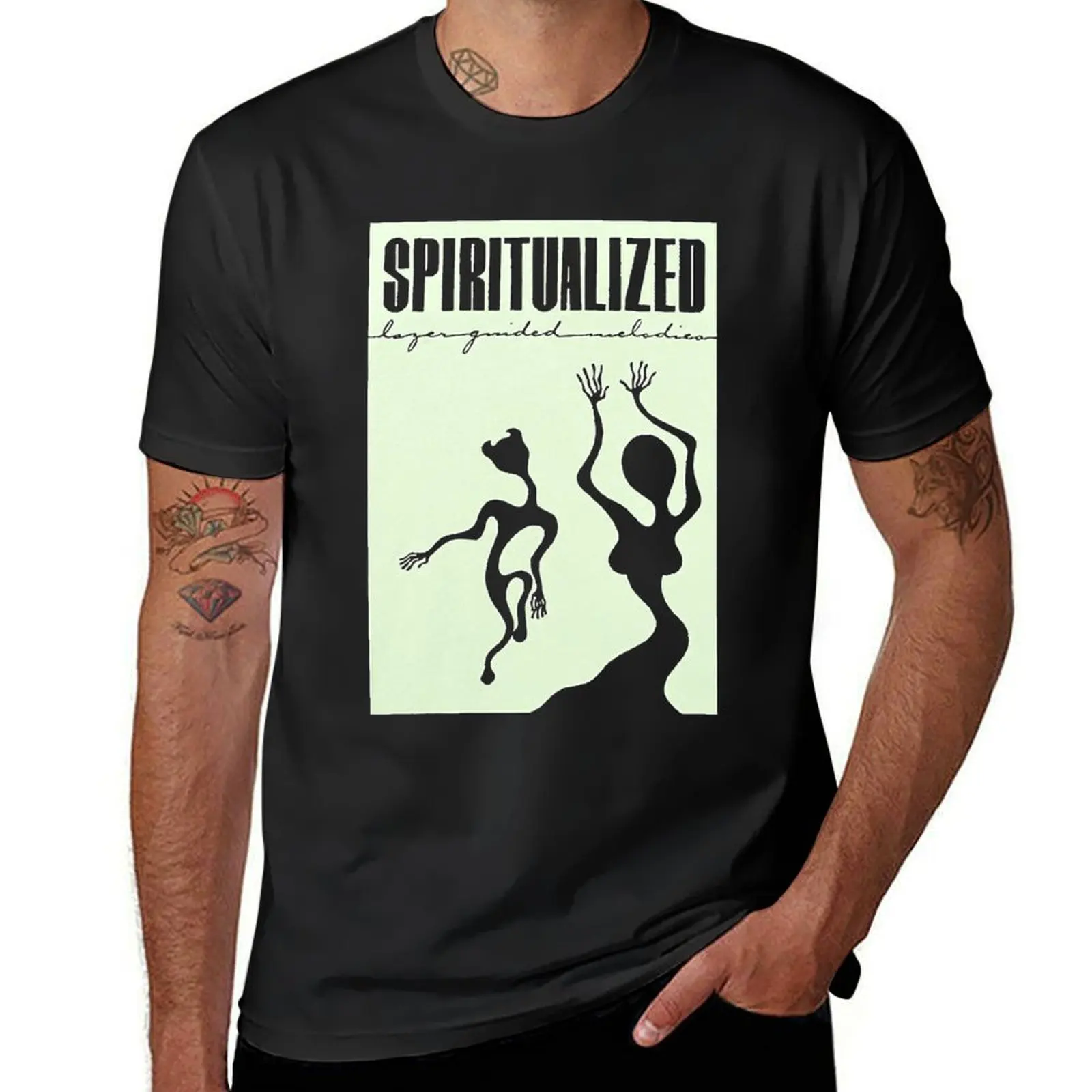 

Spiritualized Lazer Guided Melodies T-Shirt sublime plain anime mens funny t shirts