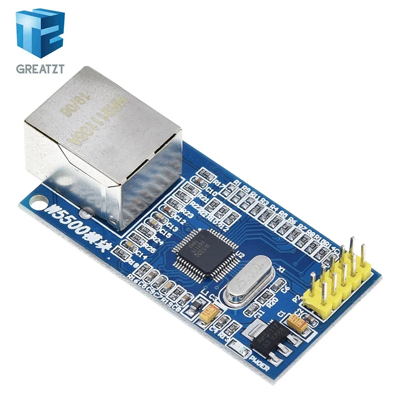 GREATZT W5500 Ethernet network module hardware TCP / IP 51 / STM32 microcontroller program over W5100