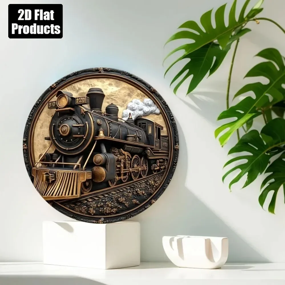 

Vintage Steam Train Locomotive Wall Art – Classic Decor for Home & Office | Nostalgic Charm for Party Spaces & Event Venues