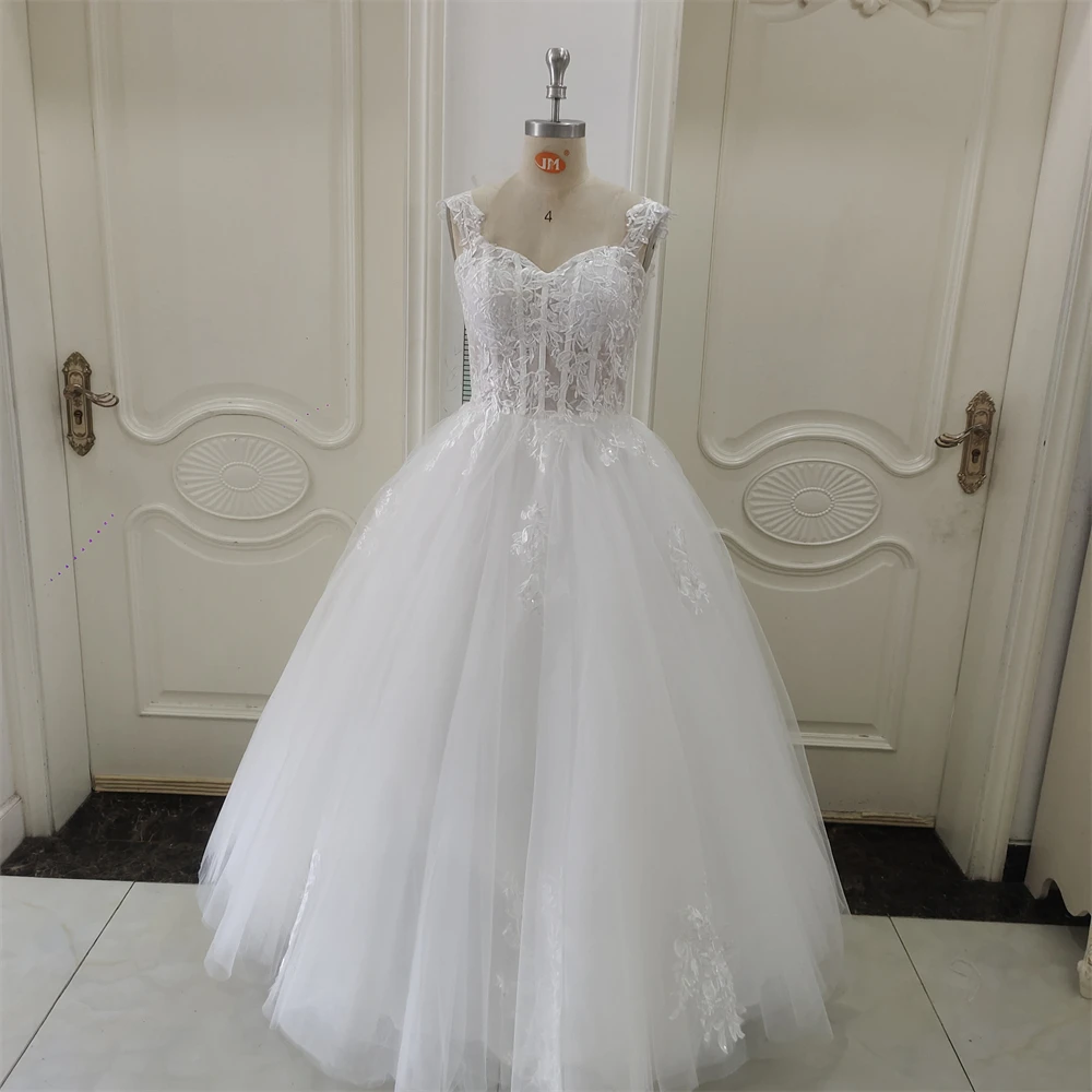 Personalizado zj9361 requintado fora do ombro vestidos de casamento querida applique vestidos de noiva a linha feito sob encomenda