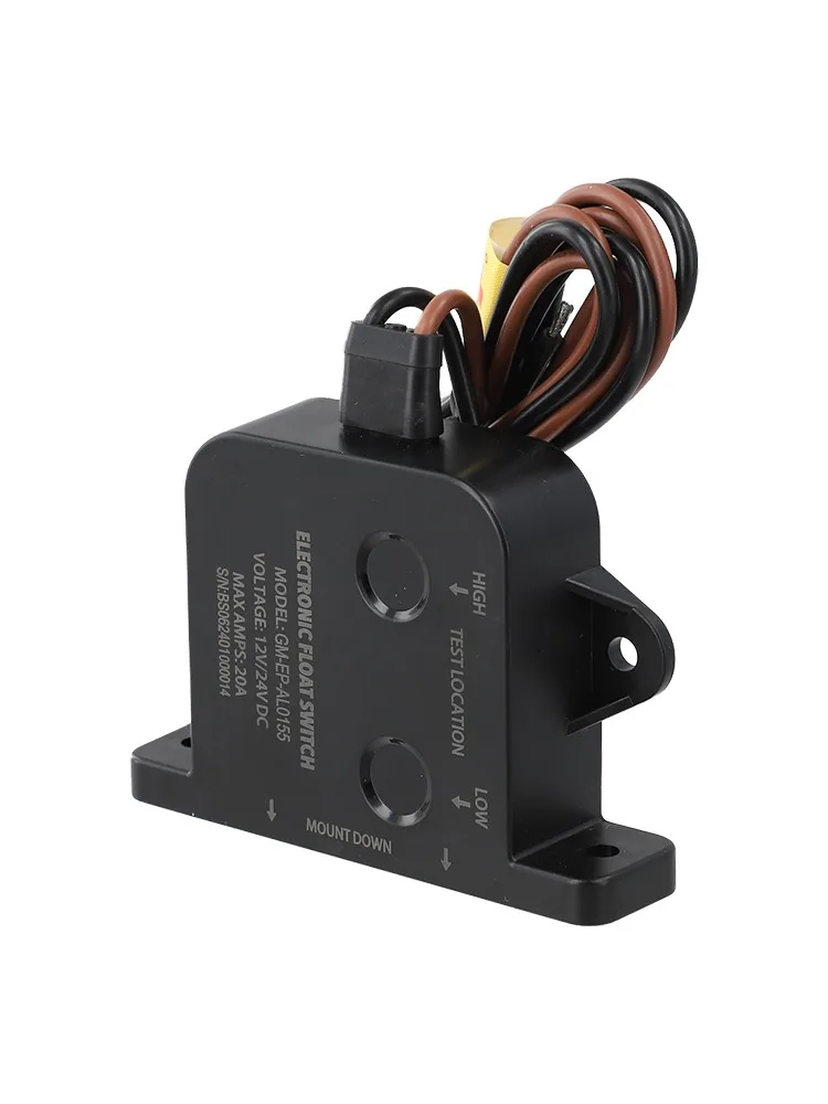 Automatic Water Level Sensor Bilge Float Switch Automatic Pump Activation 20A 10A Current IP67 Waterproof Grade