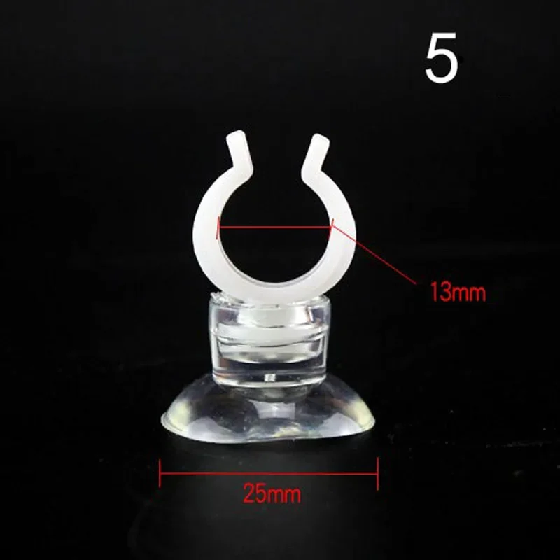 10Pcs/set Aquarium Suction Cup Holder Fish Tank Sucker for Water Pump Tube Airline Tube Holder Sucker Aquarium Accessories