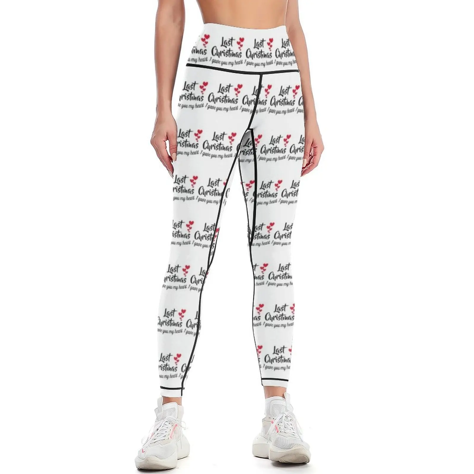 

Last Christmas I Gave You My Heart Wham George Leggings Women's pants gym's sportswear Womens Leggings