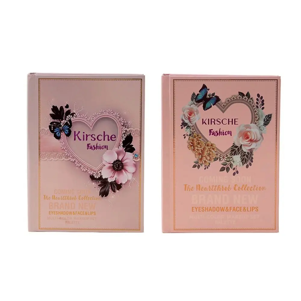 

5-Layer Folding Eyeshadow Palette Book Shaped Portable Eye Shadow Palette Waterproof 78 Shades Makeup Palette Book Beginners
