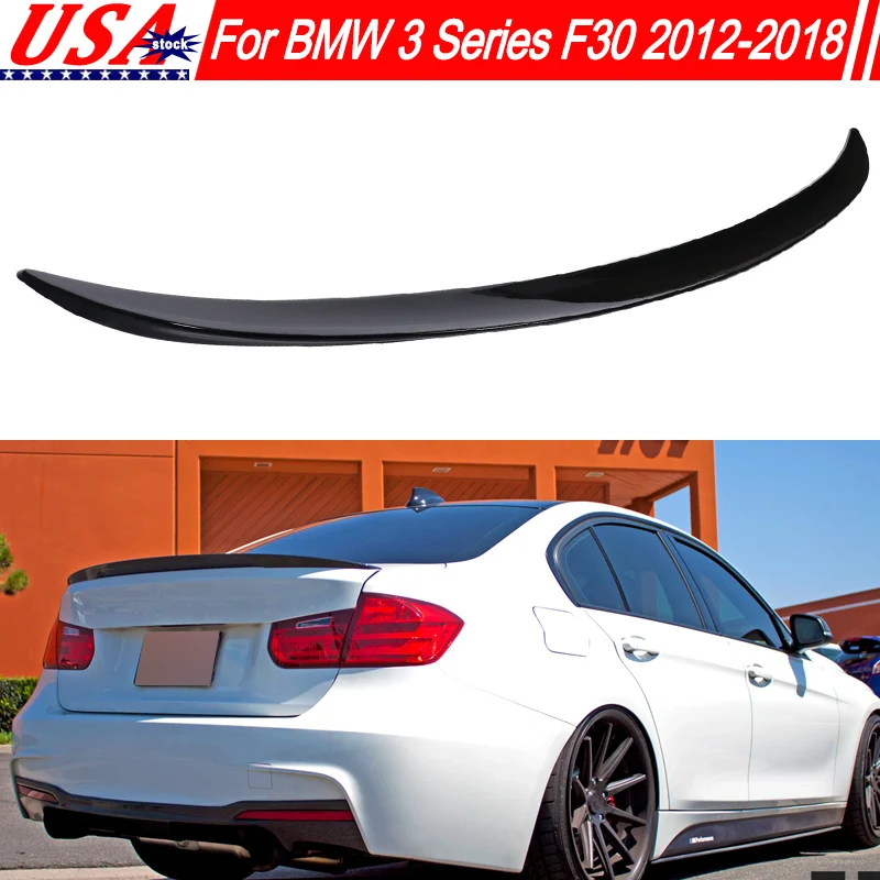 

Gloss Black MP Style Rear Trunk Spoiler Wing Lip Fit For BMW F30 M3 F80 2012-2018 Rear Tail Wings Magickit