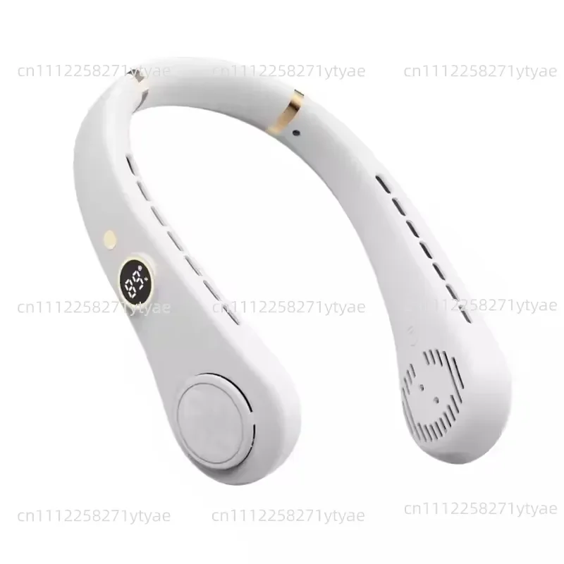 Best Selling Mini Portable Wearable Outdoor Gift Digital Display Small Fan