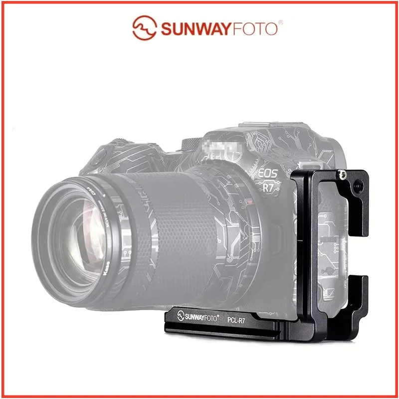 SUNWAYFOTO L-bracket for Canon Eos R7 Arca Swiss Quick Release L Plate-PCL-R7
